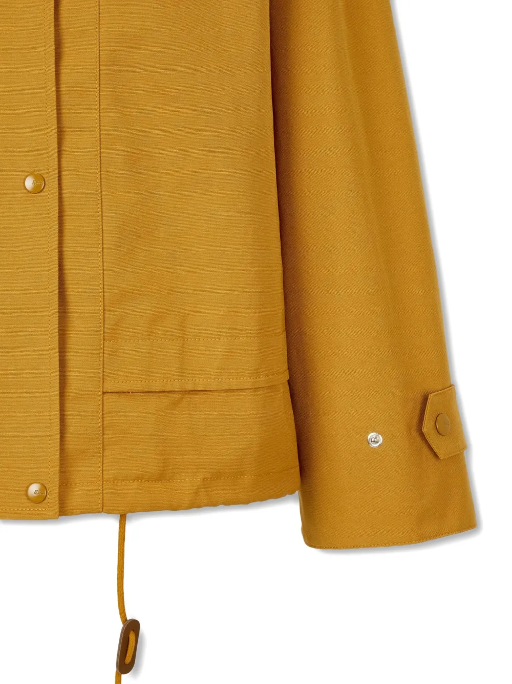 Studio Tomboy Drawstring-hem Hooded Jacket In Orange