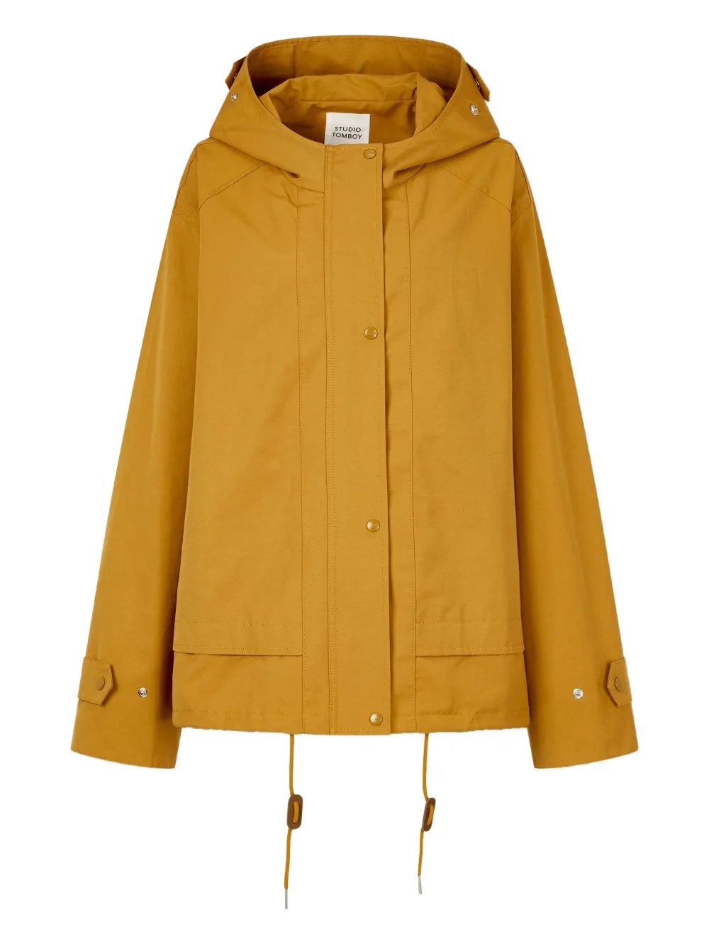 STUDIO TOMBOY drawstring-hem hooded jacket | Orange | Image 1