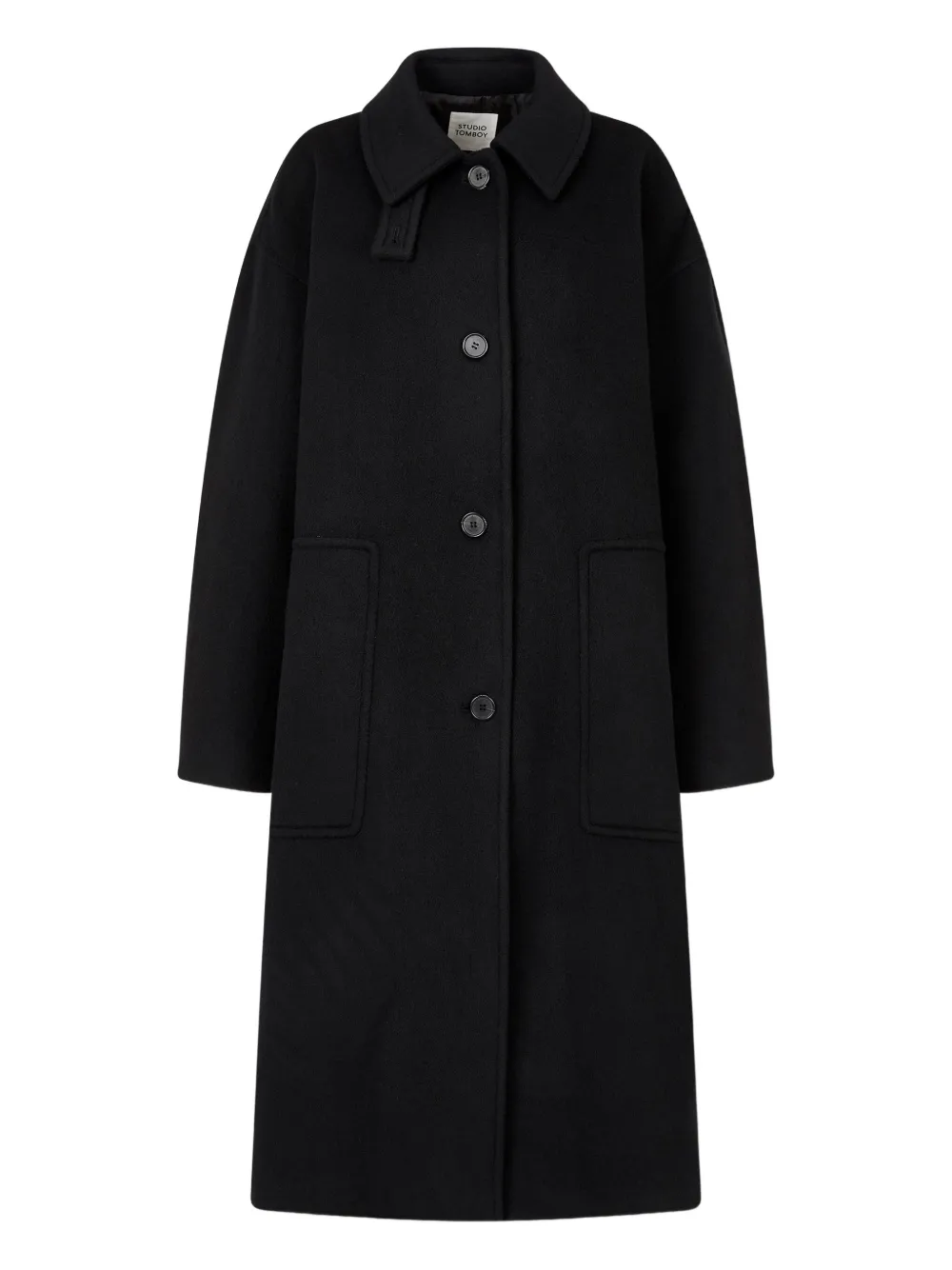 STUDIO TOMBOY abrigo con botones | negro | Image 1