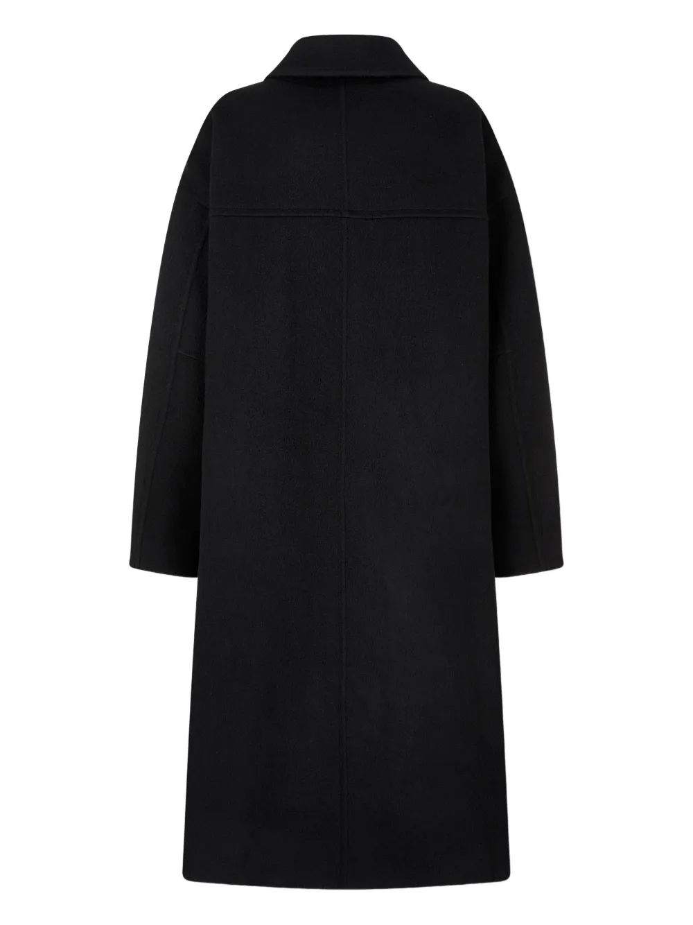 STUDIO TOMBOY single-breasted felted coat - Zwart