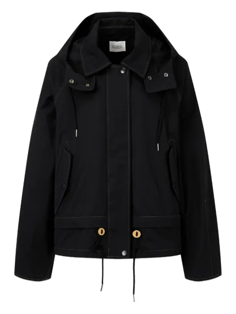 TOMBOY layered hooded jacket