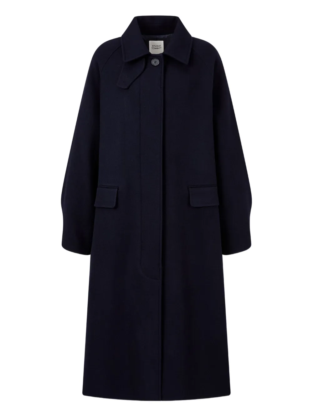 STUDIO TOMBOY Balmacaan coat | Blue | Image 1