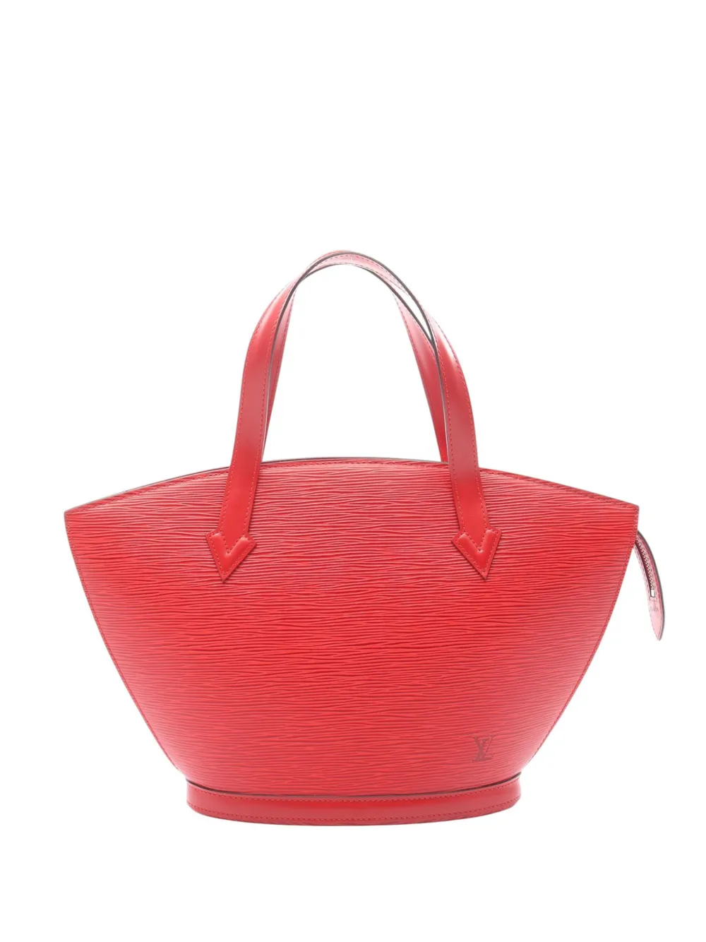 Pre-owned Louis Vuitton 1996 Epi Saint Jacques Pm Short Strap Handbag In Red