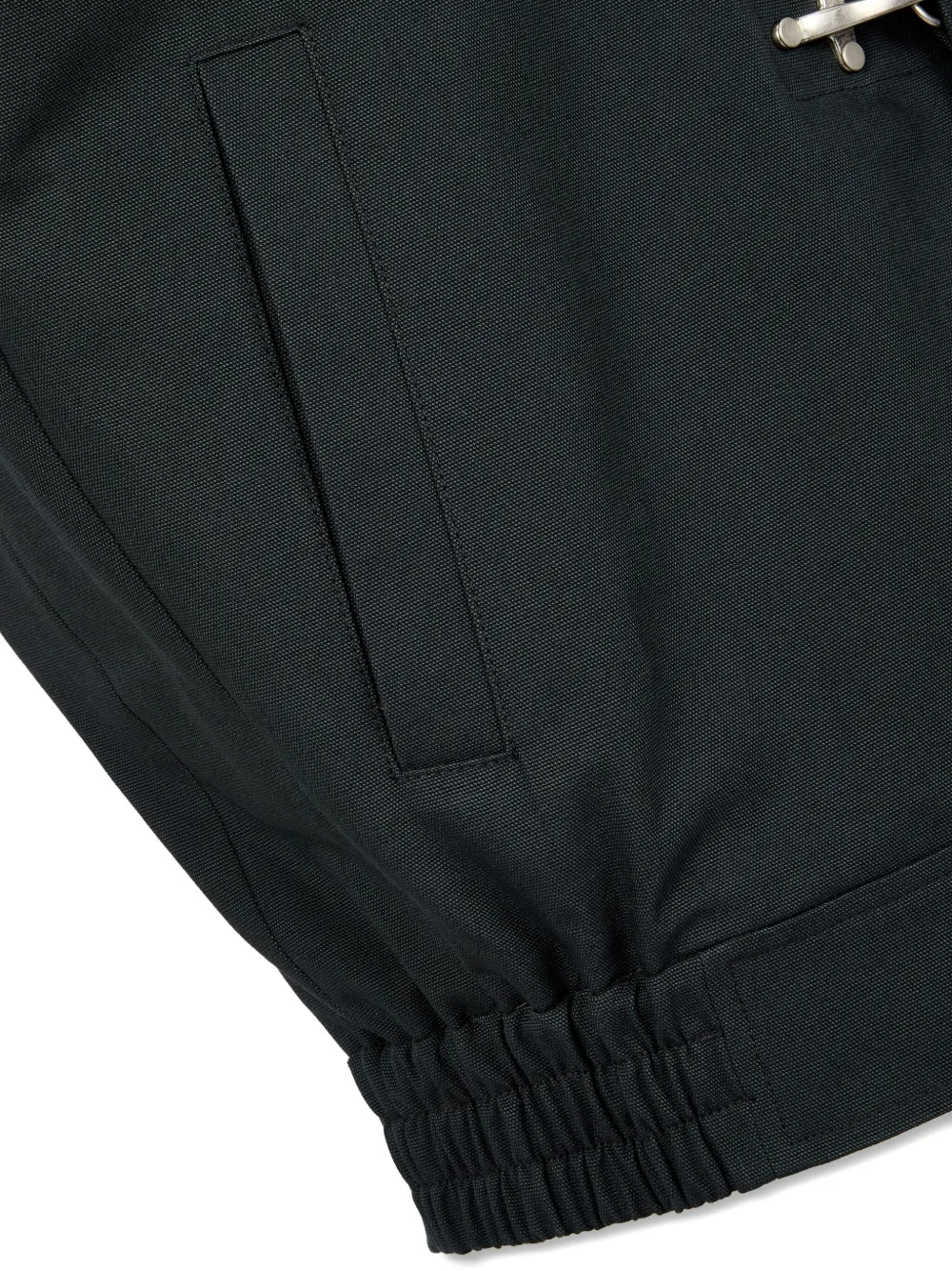 Studio Tomboy Fireman-clasp Cotton Jacket In Black
