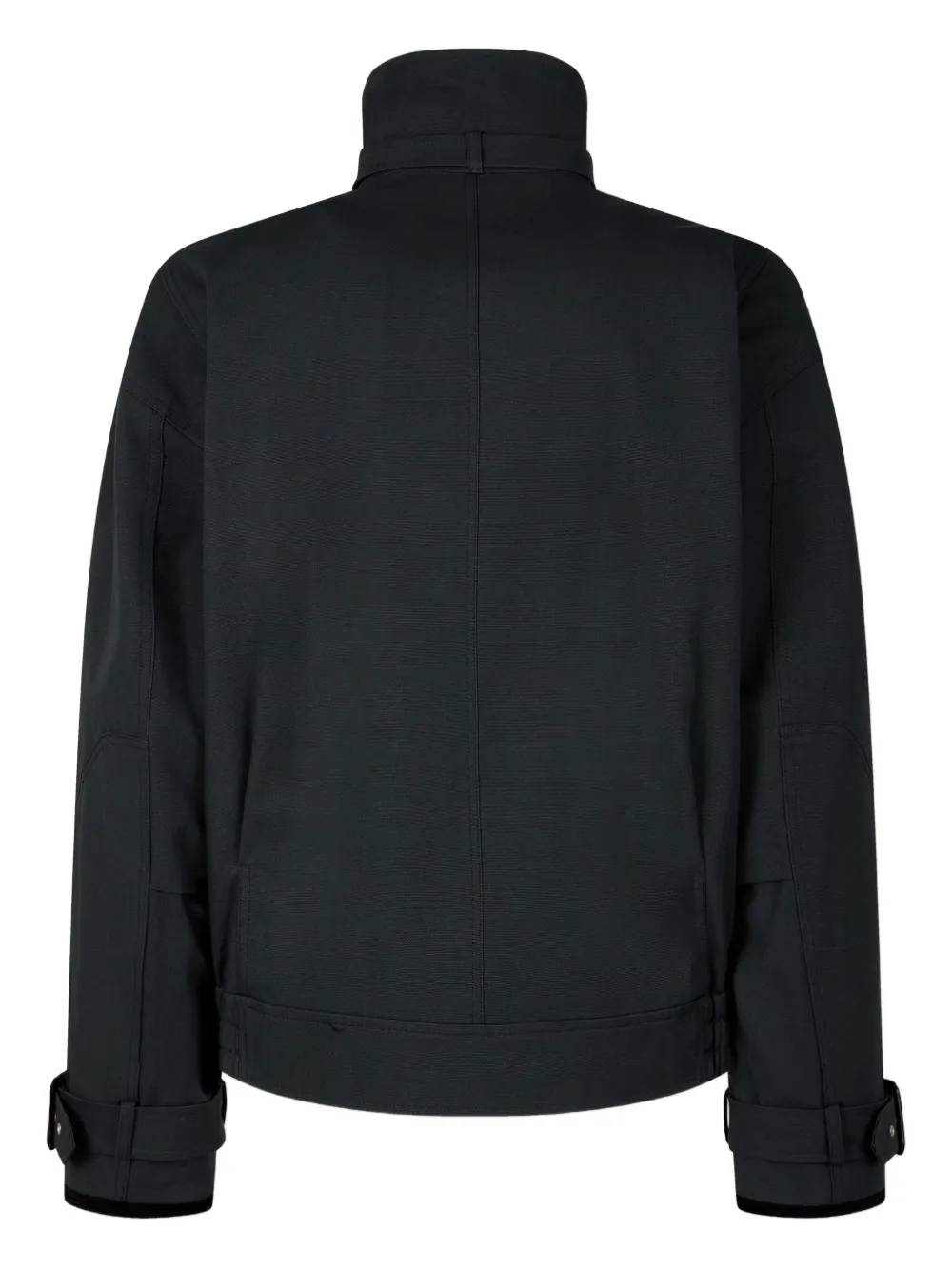 Studio Tomboy Fireman-clasp Cotton Jacket In Black