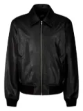 STUDIO TOMBOY zip-front ribbed-cuff jacket - Black