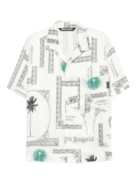Palm Angels camisa con estampado gráfico