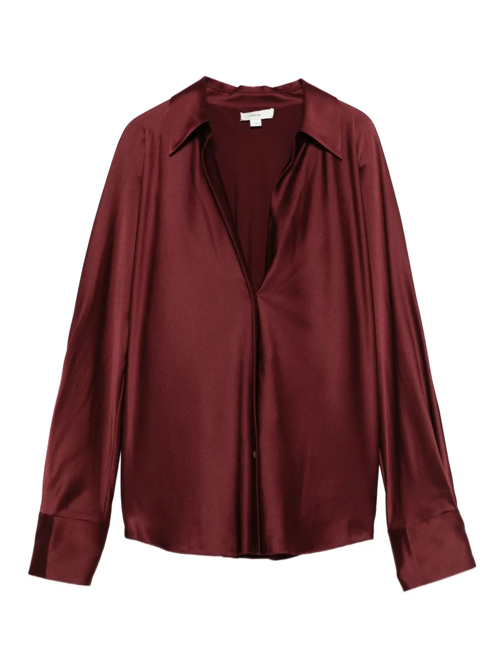 Vince satin shirt - Rosso