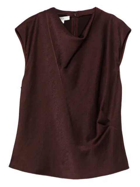 Vince blusa con cuello desbocado