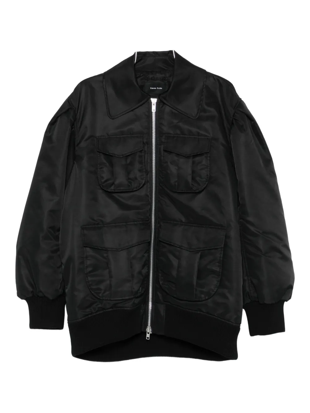 Simone Rocha pocket zip bomber jacket | Black | Image 1