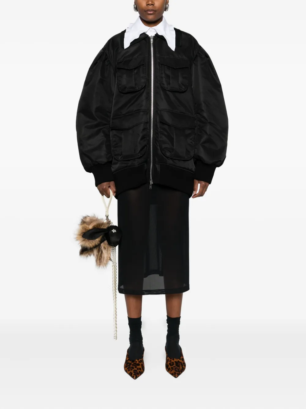 Simone Rocha pocket zip bomber jacket | Varsity Jackets | Image 2
