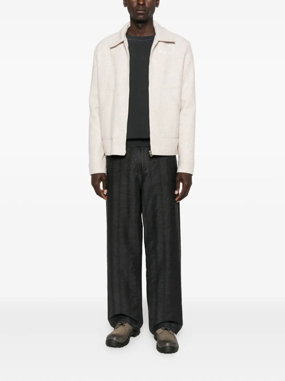 Family First point-collar shirt jacket | Shirt Jackets | Image 2