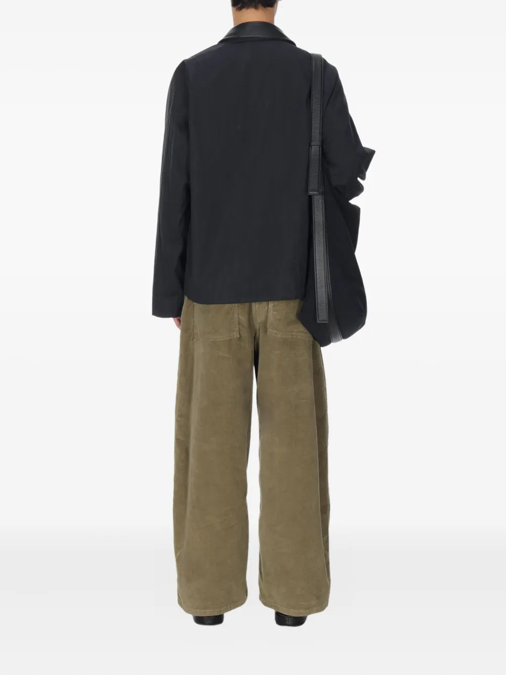 Studio Nicholson Dani Zip-through Collar Jacket In Black