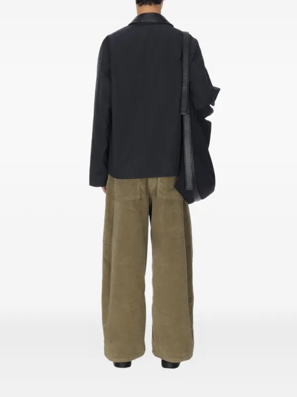 Studio Nicholson Dani zip-through Collar Jacket | Black | FARFETCH