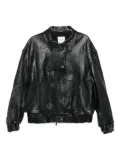 Cassell Button zip bomber jacket - Black