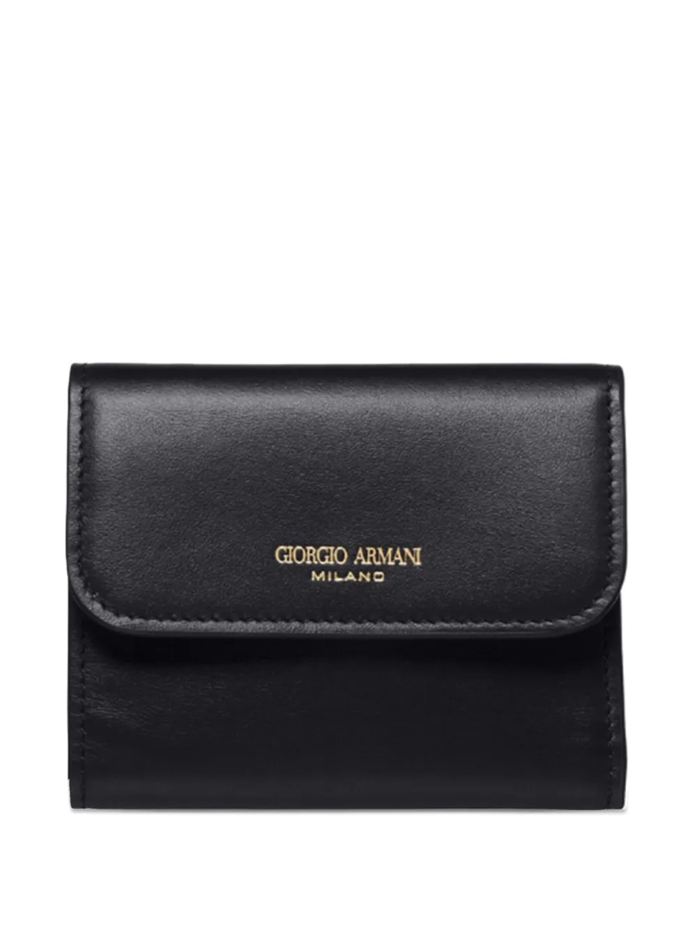 Giorgio Armani logo-print leather wallet | Black | Image 1