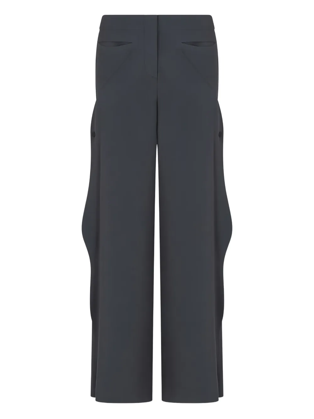 Giorgio Armani wave-panel trousers | Grey | Image 1