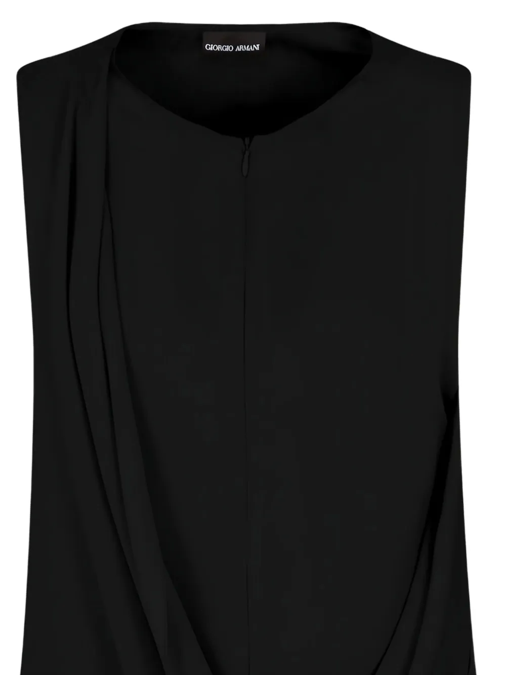 Giorgio Armani draped sleeveless top | Blouses | Image 2