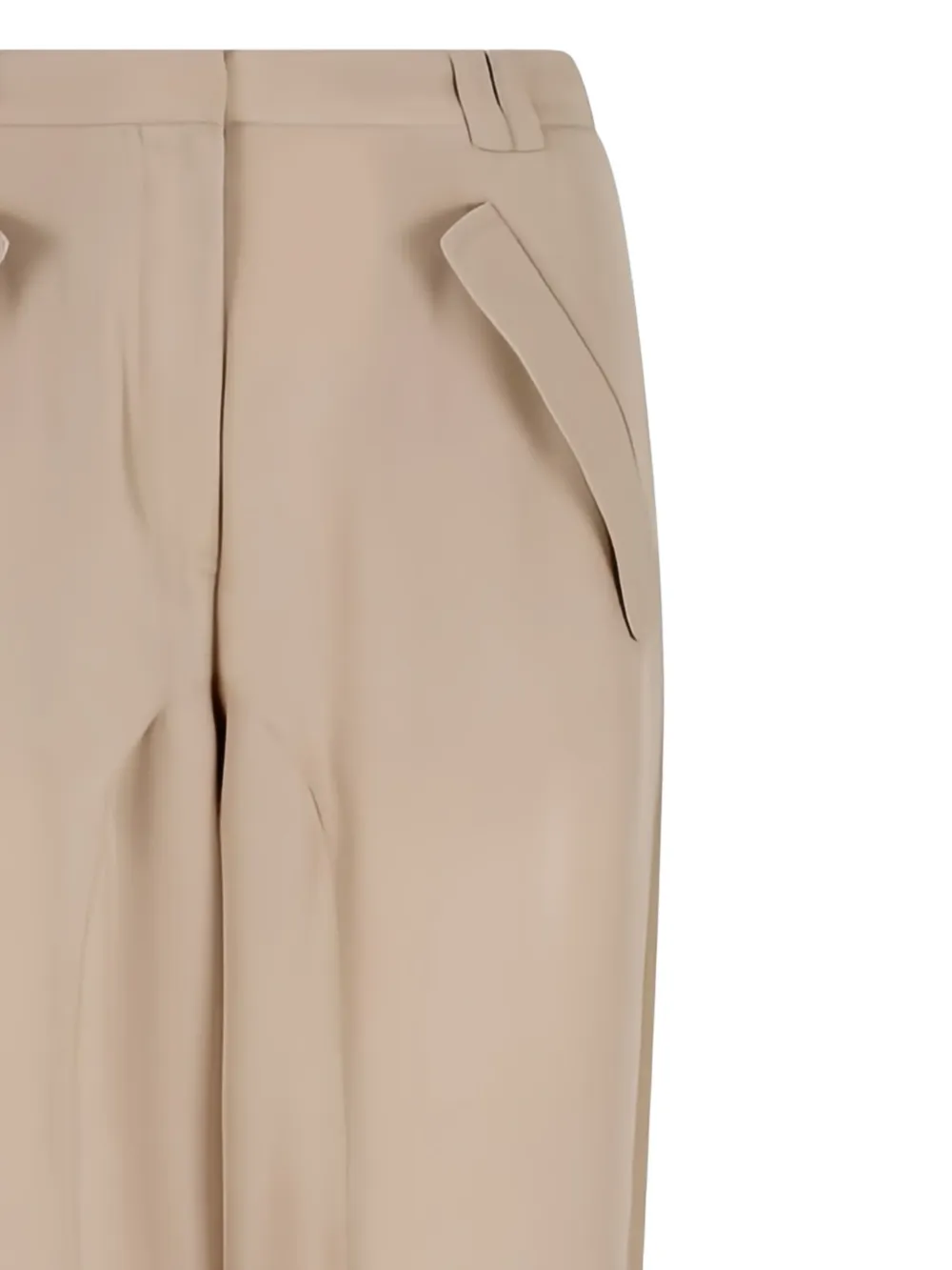Giorgio Armani Broek met omslag Beige