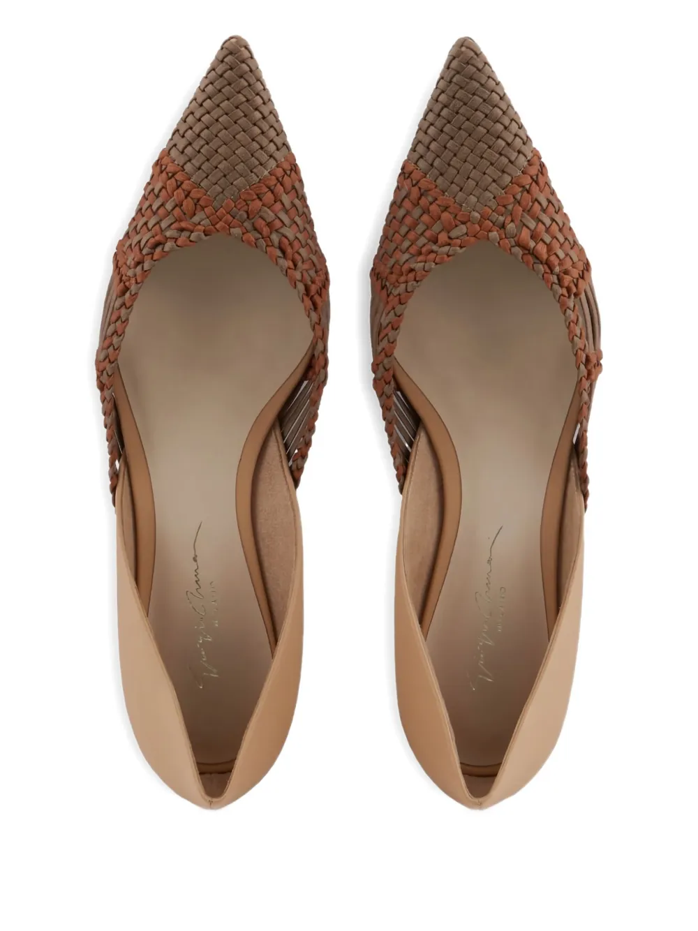 Giorgio Armani pointed ballet flats | Image 2