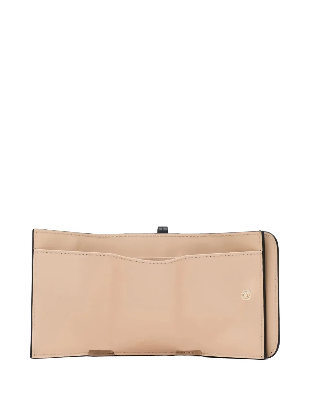 Giorgio Armani Leren portemonnee - Zwart