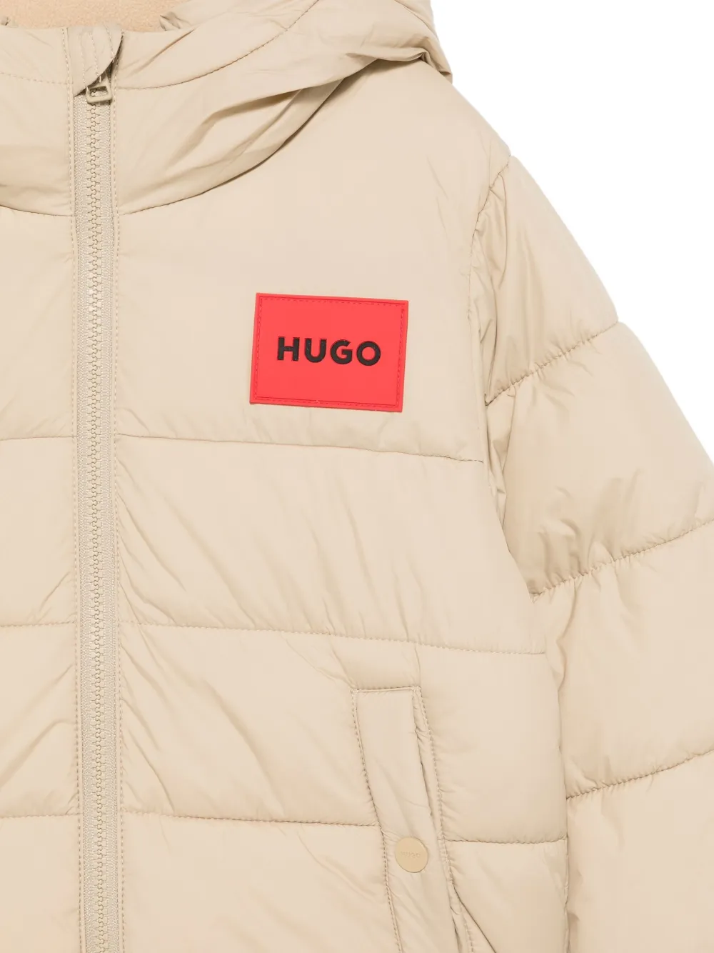 HUGO KIDS Gewatteerd jack Beige