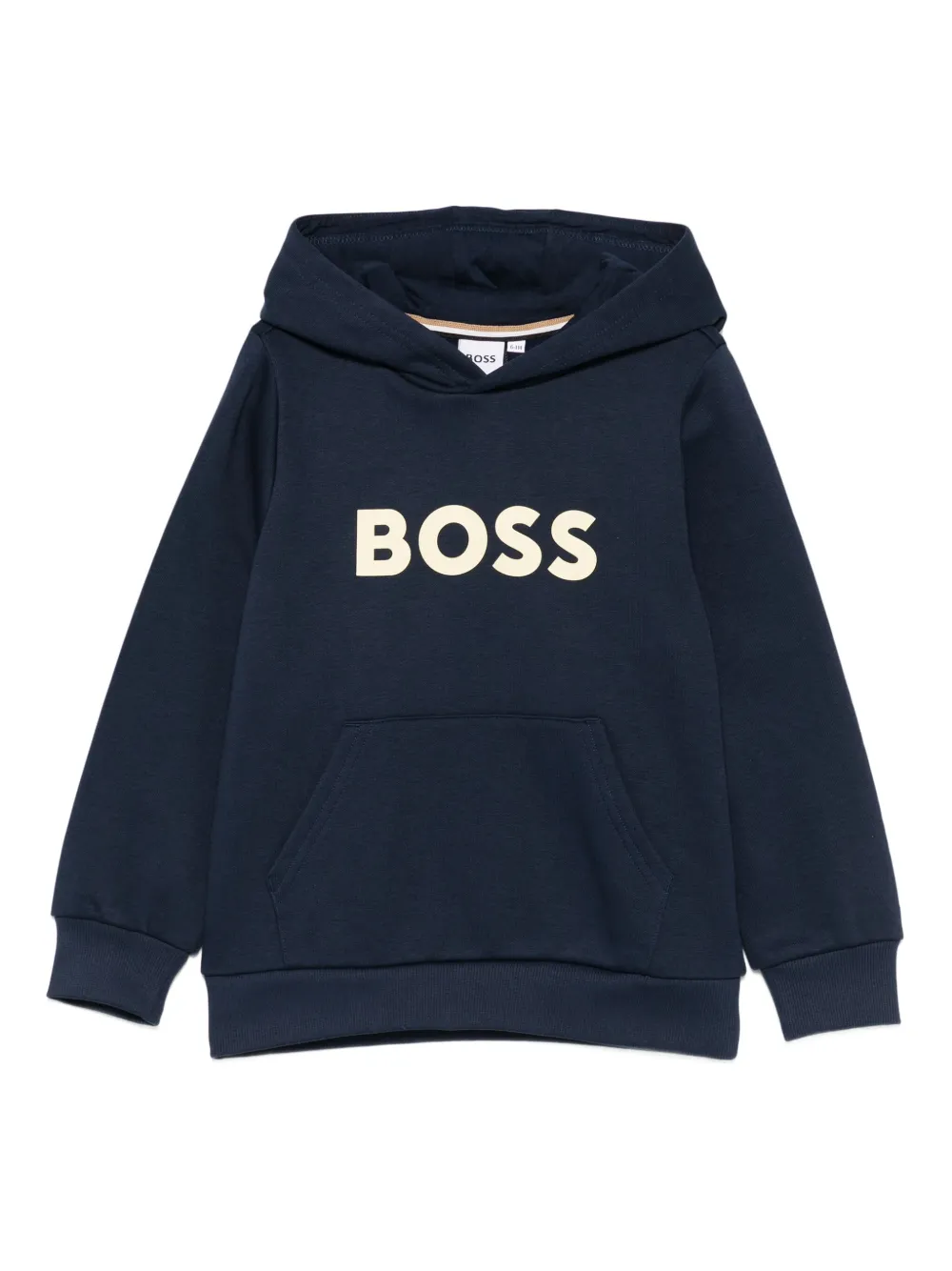 BOSS logo-print hoodie | Blue | Image 1