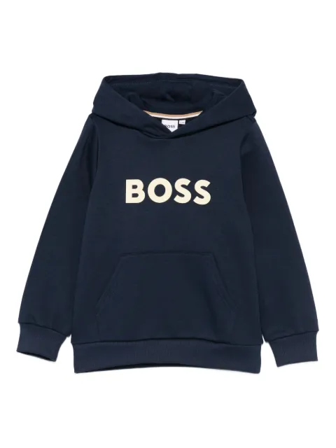 BOSS logo-print hoodie