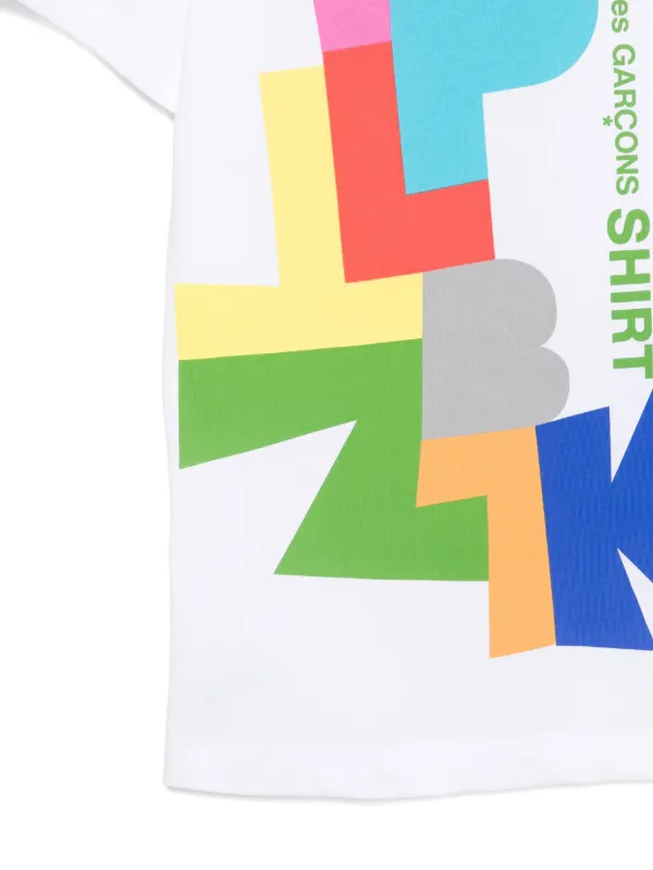 Comme Des Garçons graphic-print T-shirt White FARFETCH SG
