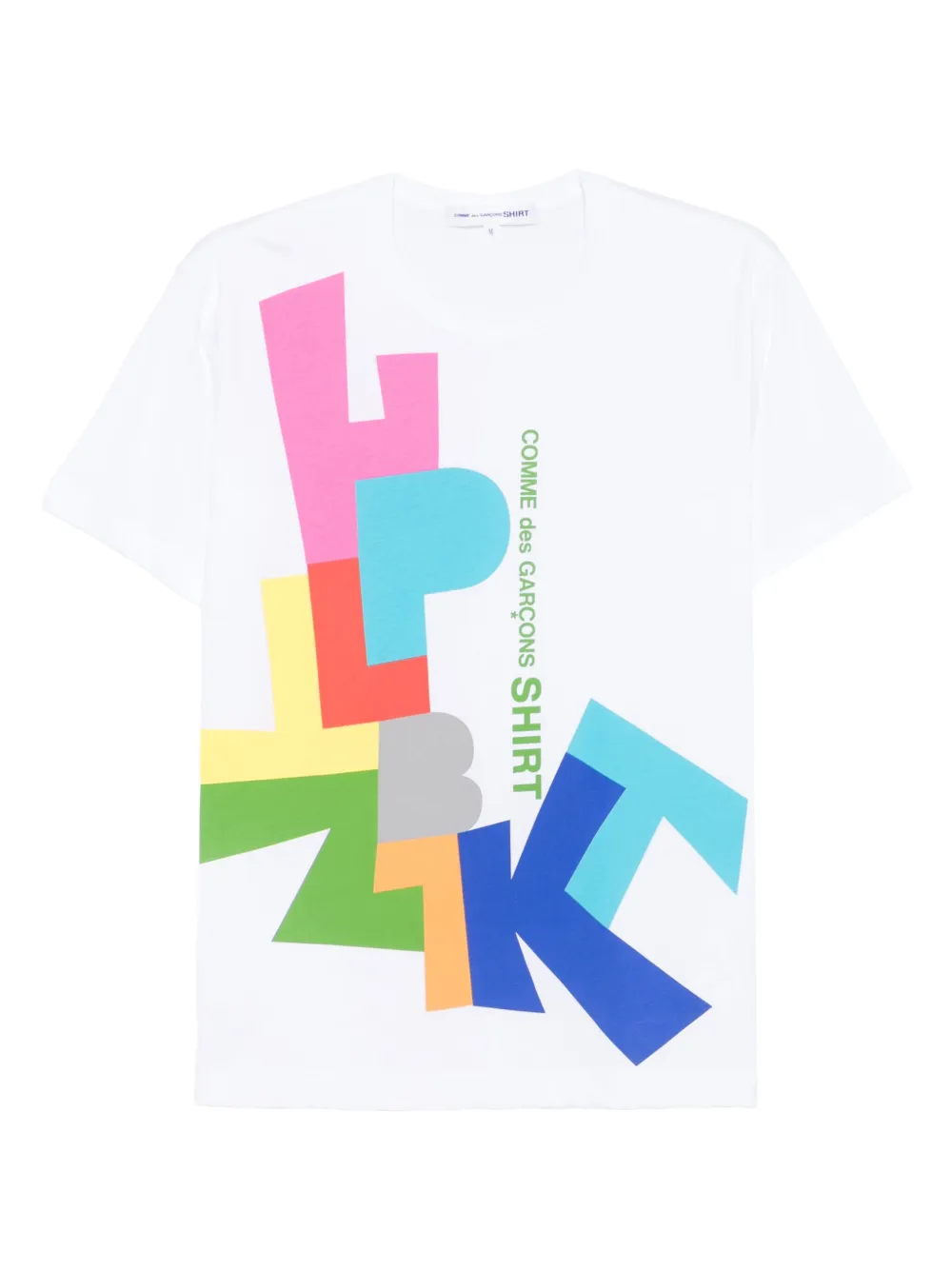Comme Des Garçons playera con estampado gráfico | blanco | Image 1