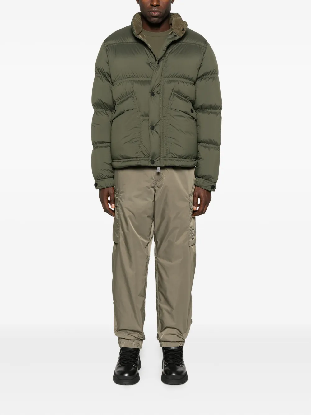 Moncler Grenoble Broek met cargozakken - Groen