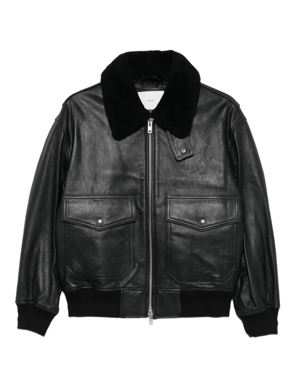 DUNST Bomber con zip - Nero