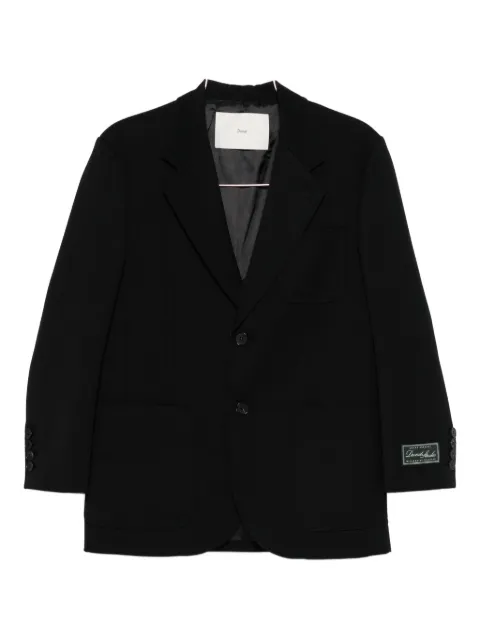 DUNST notched-lapel single-breasted blazer 