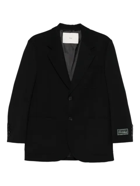 DUNST notched-lapel single-breasted blazer 