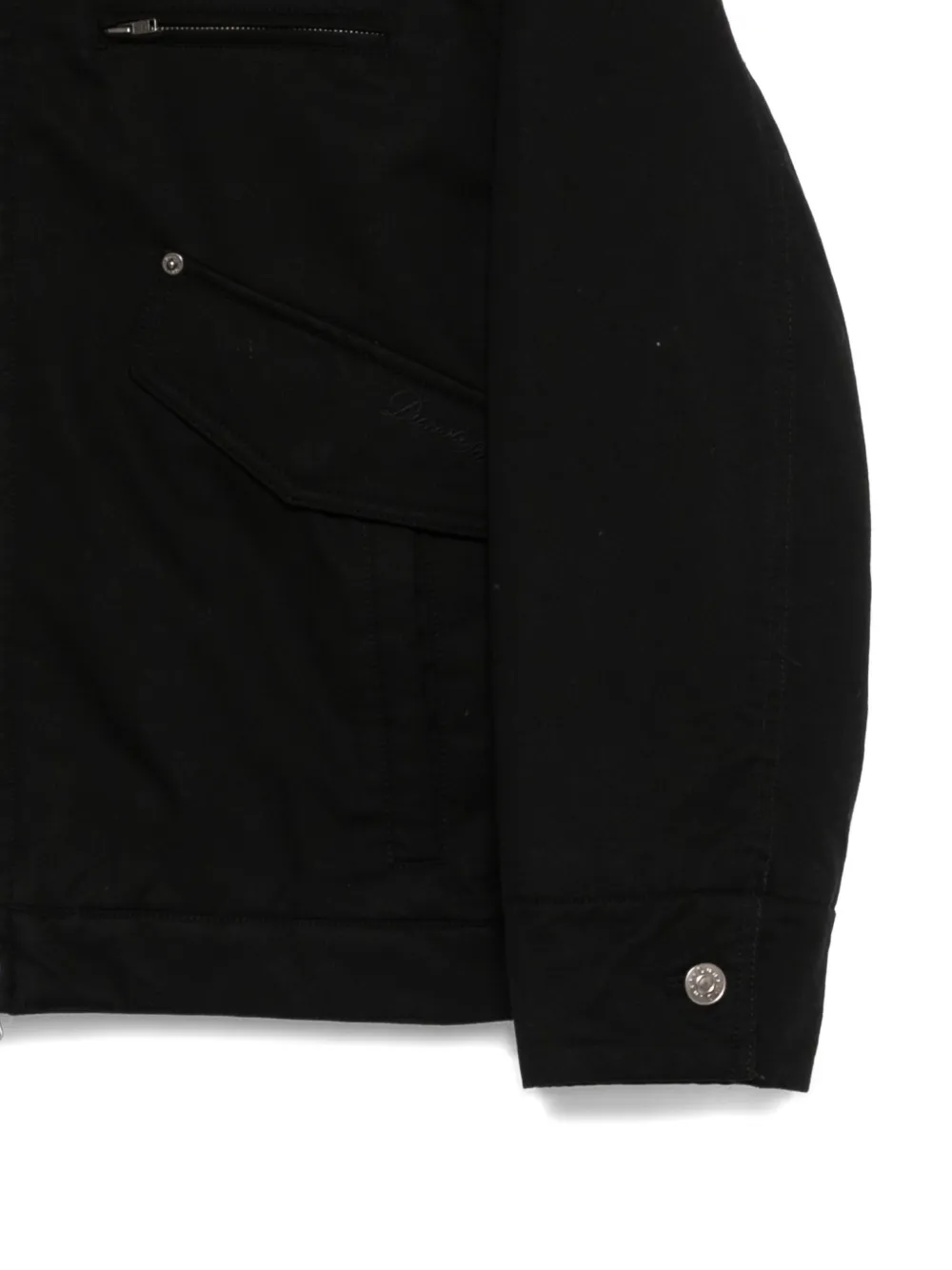Dunst Flap-pocket Jacket In Black