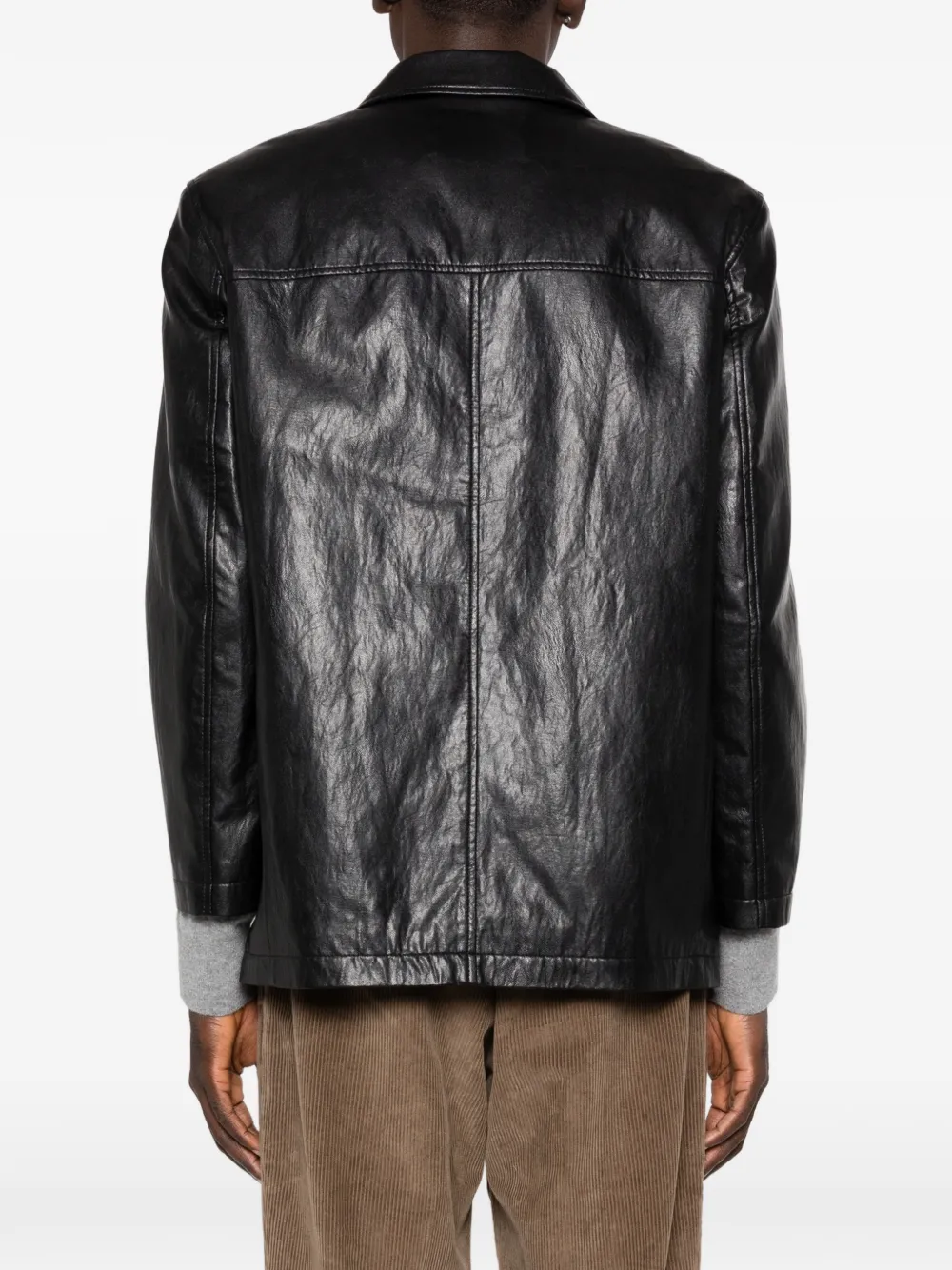 DUNST buttoned lapel Jacket | Leather Jackets | Image 2