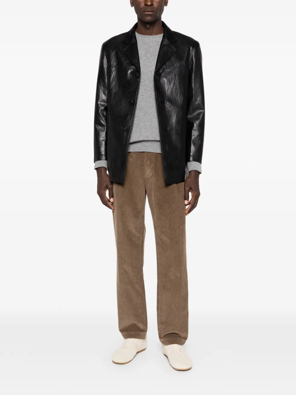 DUNST buttoned lapel Jacket | Leather Jackets | Image 2