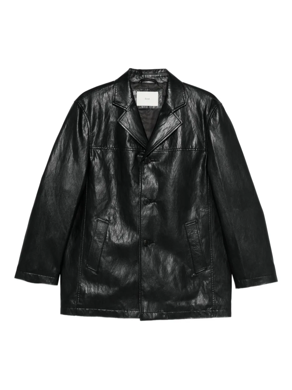DUNST buttoned lapel Jacket | Black | Image 1