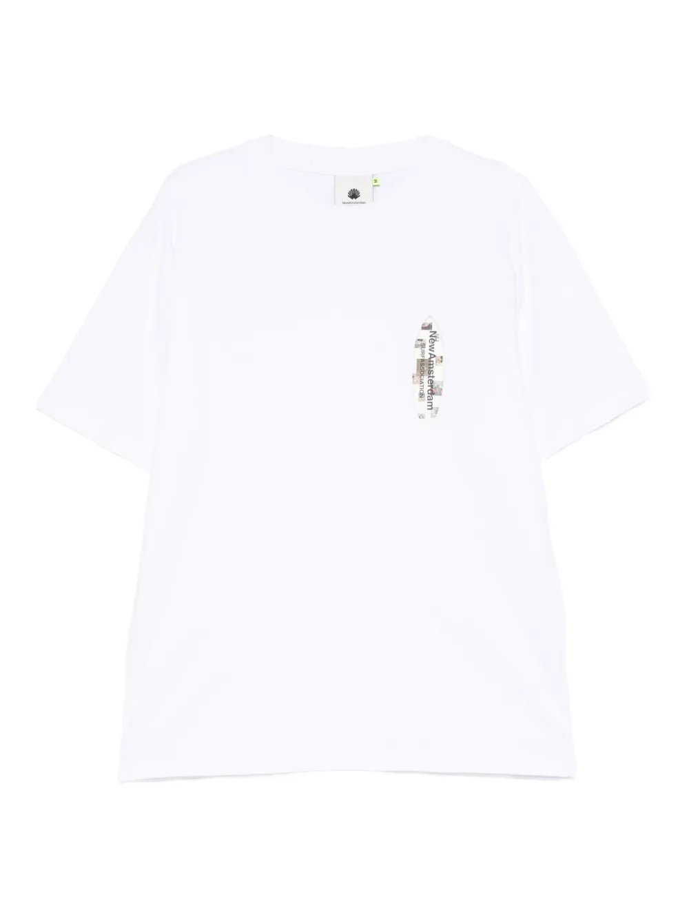NEW AMSTERDAM playera con logo estampado | blanco | Image 1
