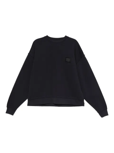 NEW AMSTERDAM logo-patch sweatshirt