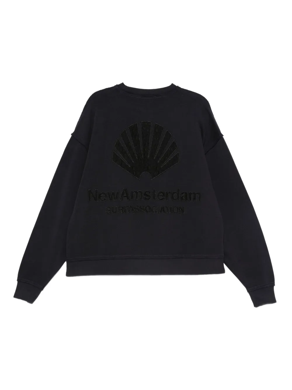 New Amsterdam Logo-patch Sweatshirt In Blue