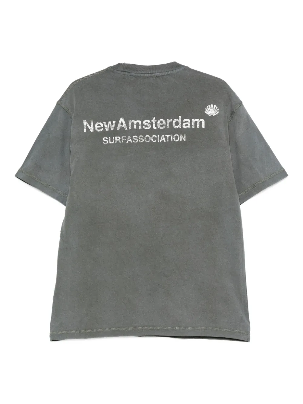 New Amsterdam Logo T-shirt In Green