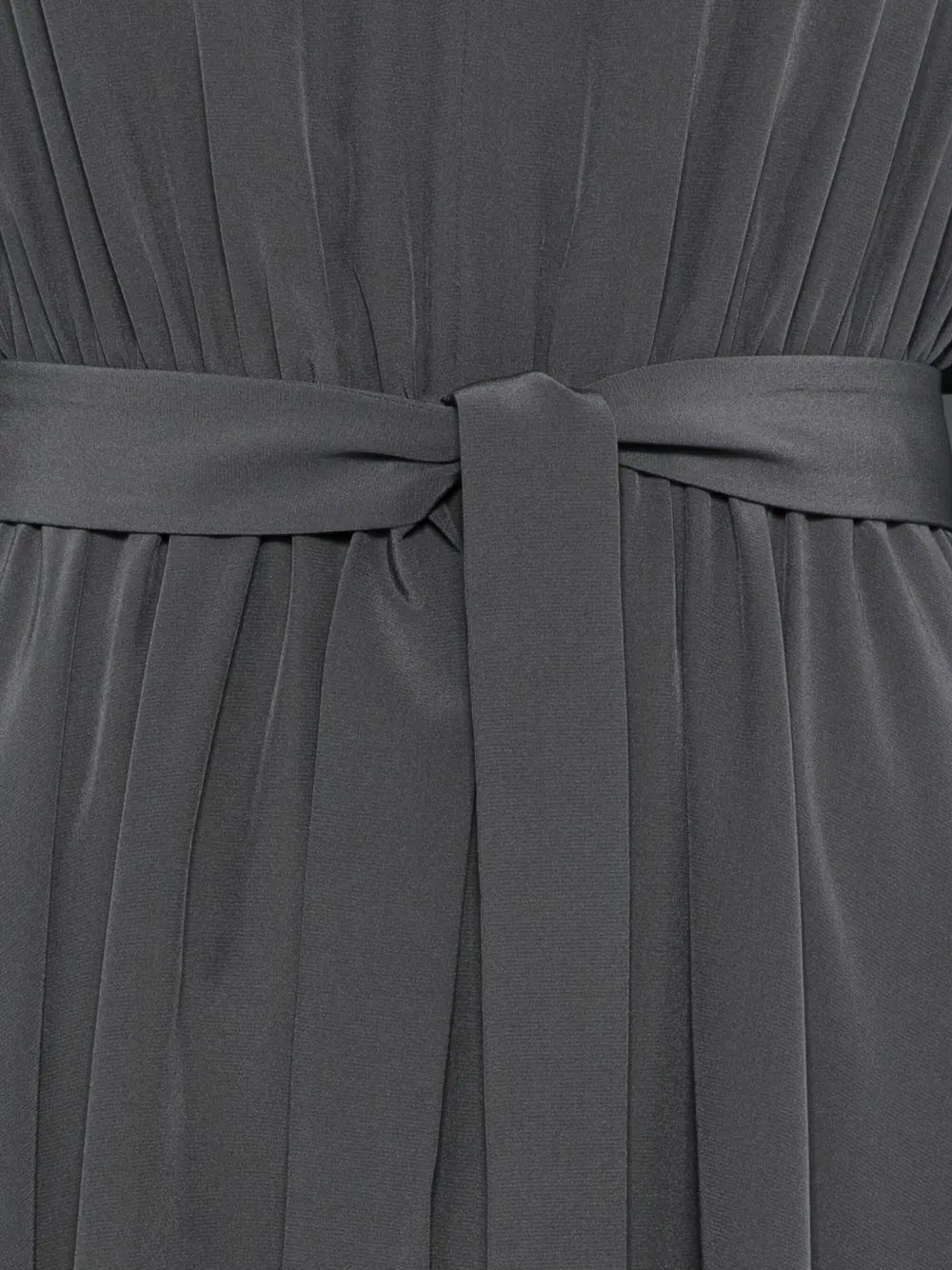 Joseph Belted Silk Dress In Gray