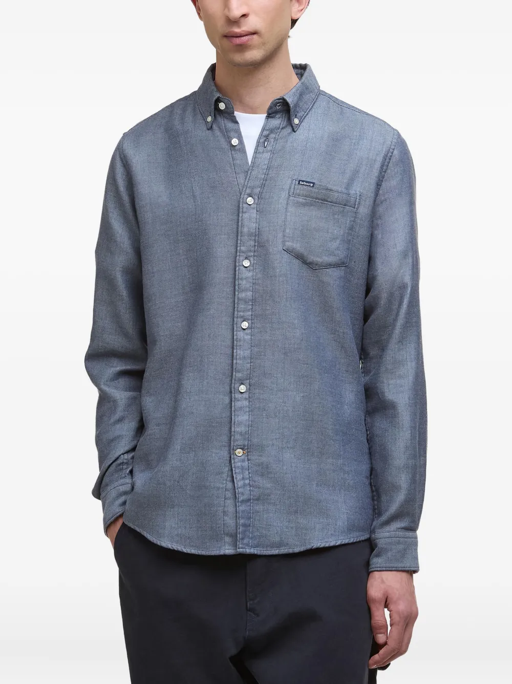 Barbour Buckley cotton shirt | Blue | Image 1