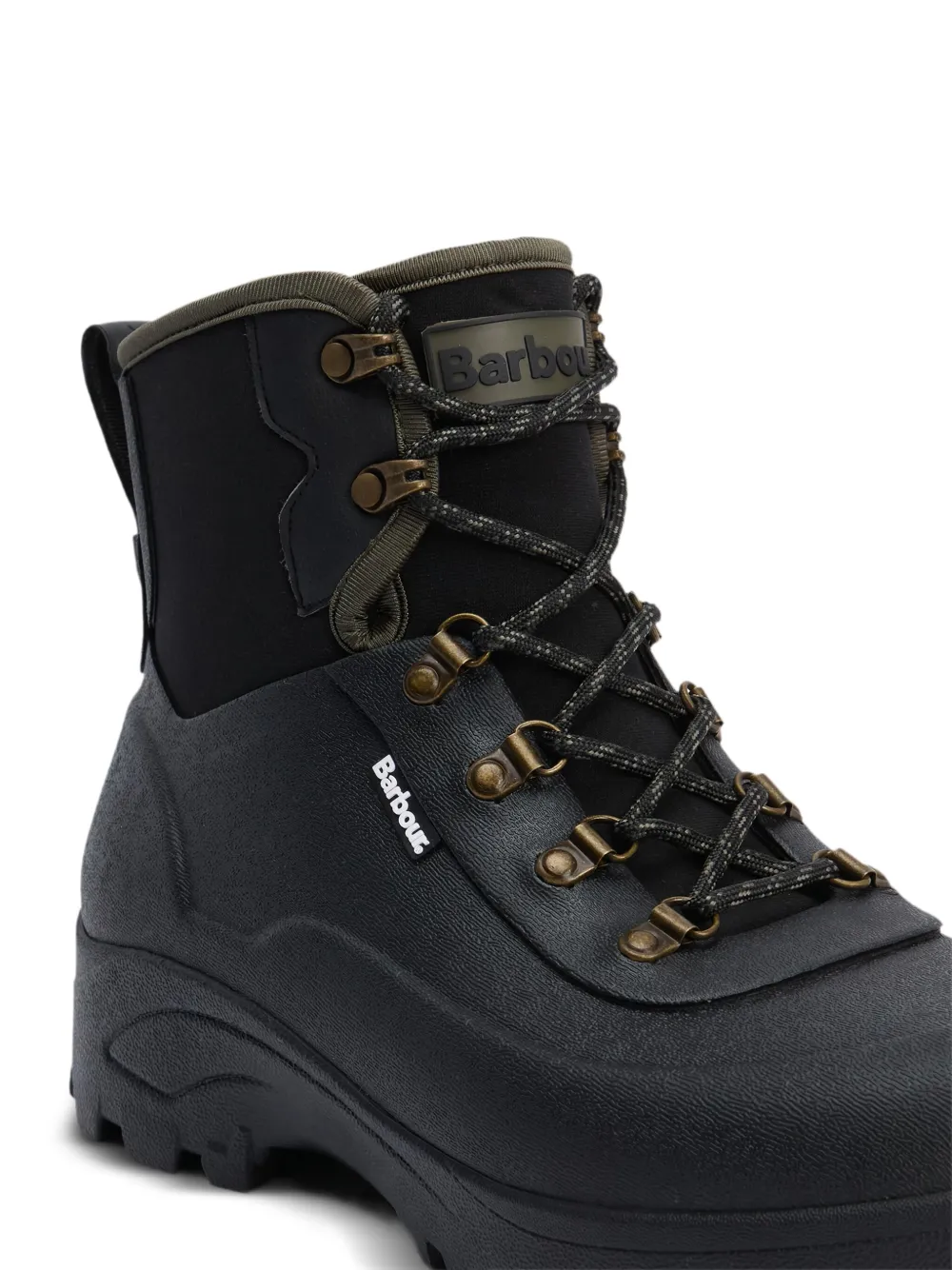 Barbour Marlow wandellaarzen met veters Zwart