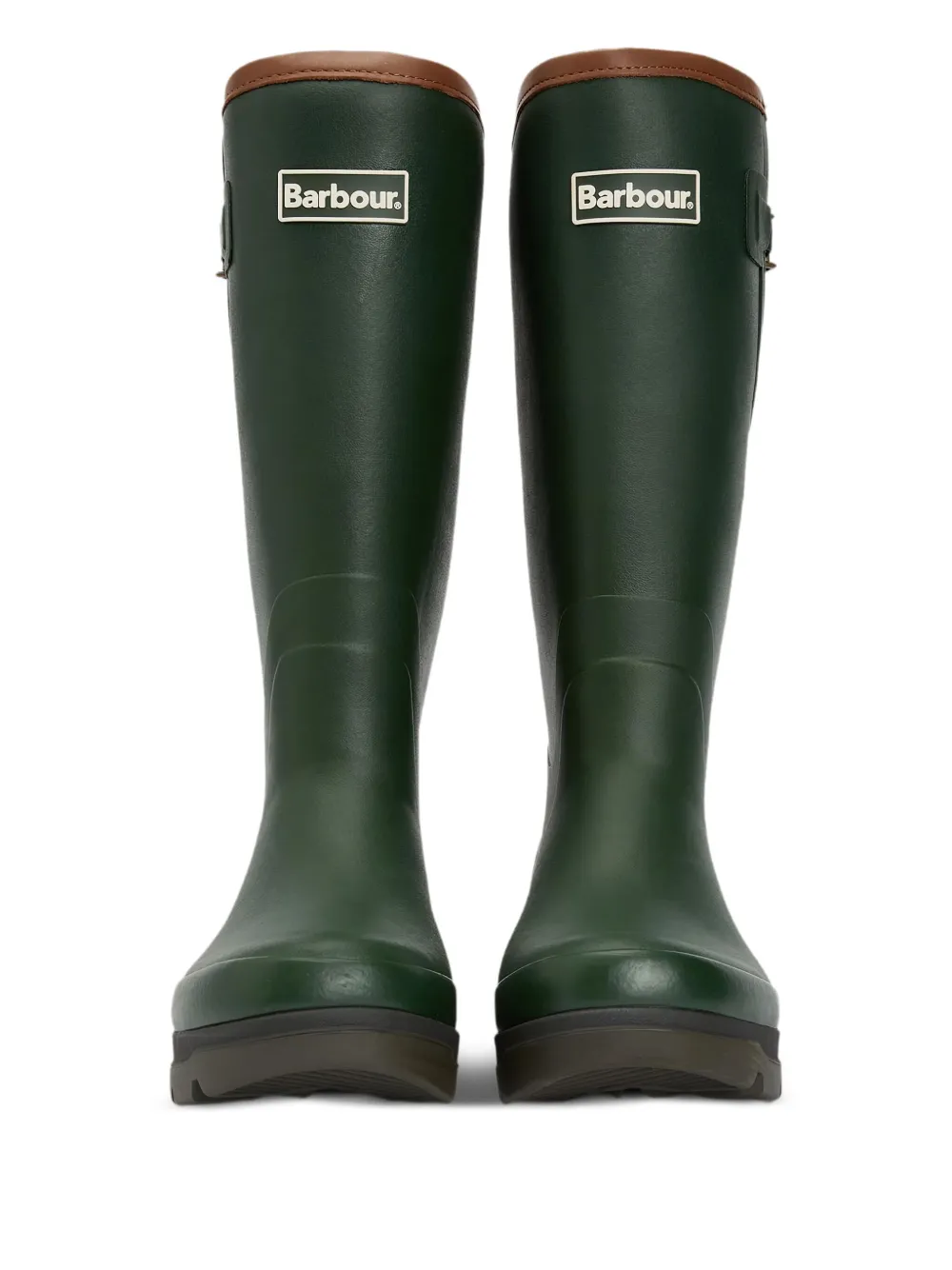 Barbour Tempest buckled rain boots Green