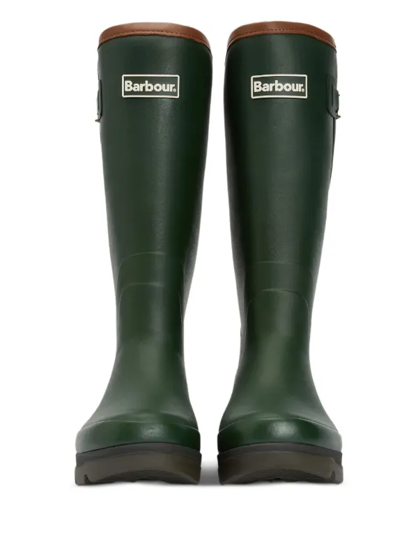 【 Barbour 】Tempest Boots レインブーツ UK 7 Barbour Tempest Neoprene Mens Wellington Boots - Olive