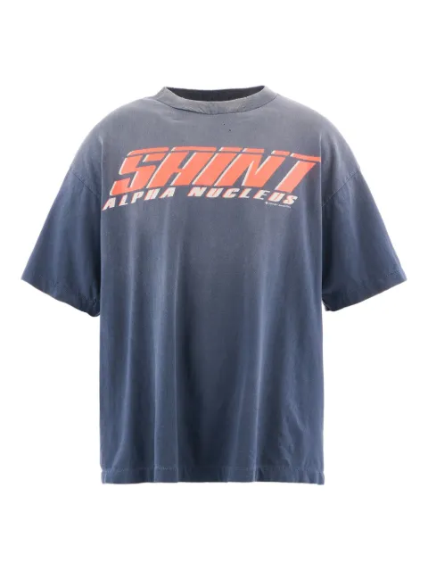 SAINT MXXXXXX text-print T-shirt