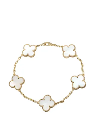 Van Cleef&Arpels マザーオブパール ブレスレット Van Cleef & Arpels] ヴァン クリーフ＆アーペル 四つ葉のクローバー