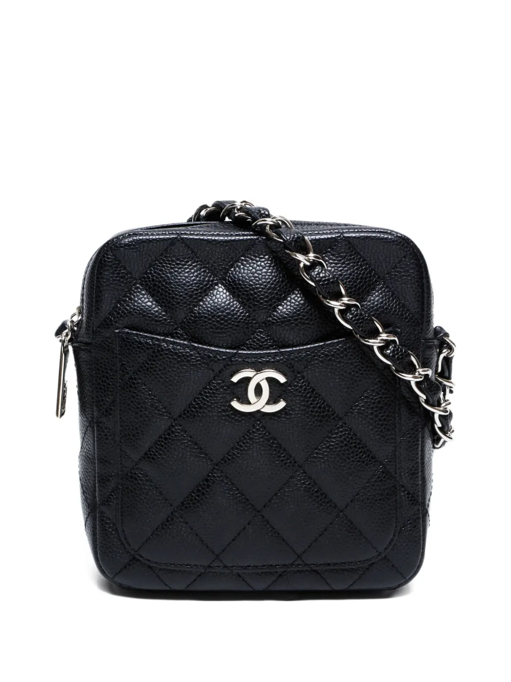CHANEL Pre-Owned 2005-2006 ココマーク ショルダーバッグ - ブラック CHANEL Pre-Owned 2005-2006 ココマーク ショルダーバッグ - ブラック